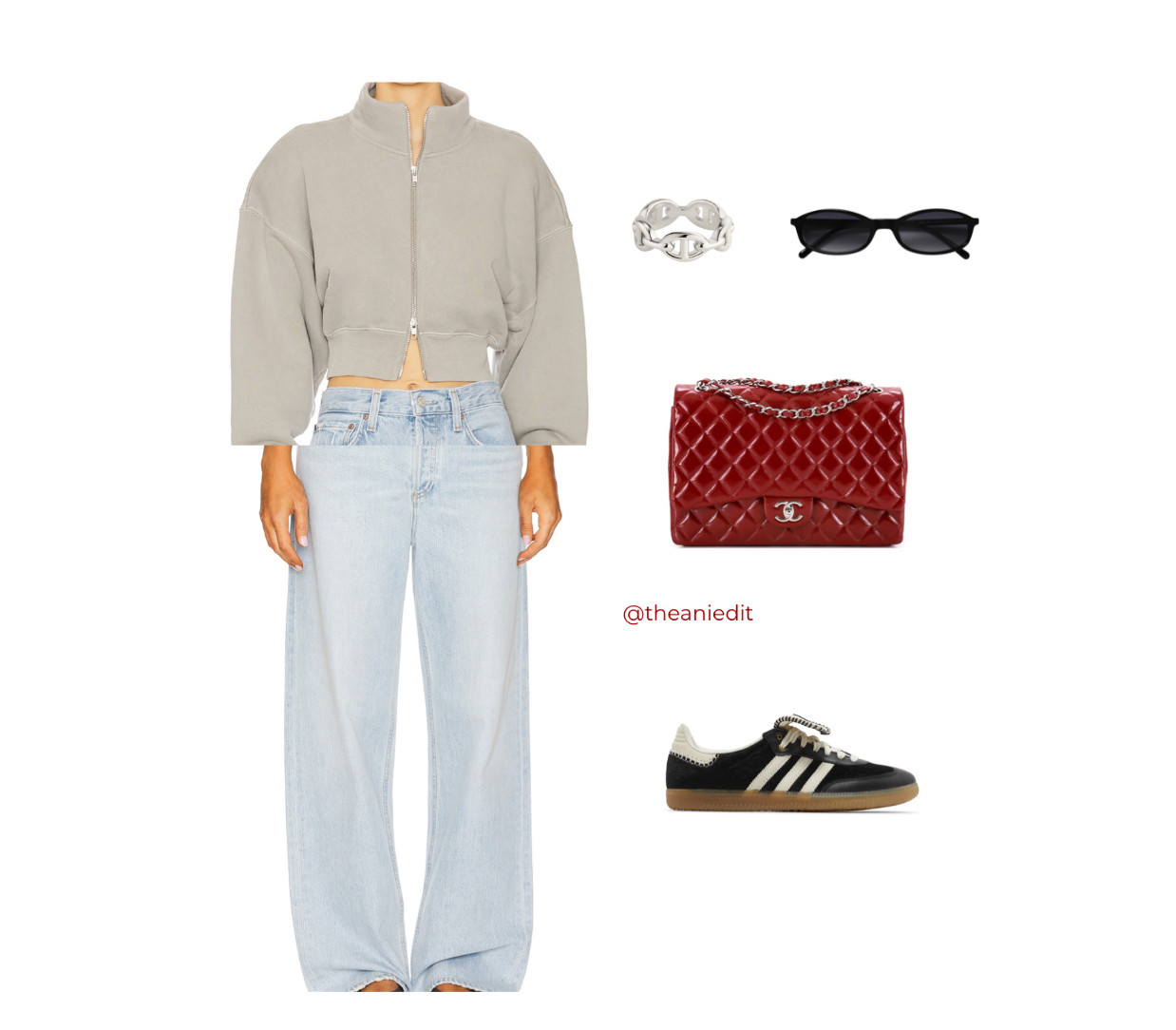 Another easy outfit on the go! Instead of a basic tee go for a structured zip up to give your outfit an interesting look. And don't forget that pop of color! 

 #LTKSpringSale #LTKSeasonal #LTKStyleTip