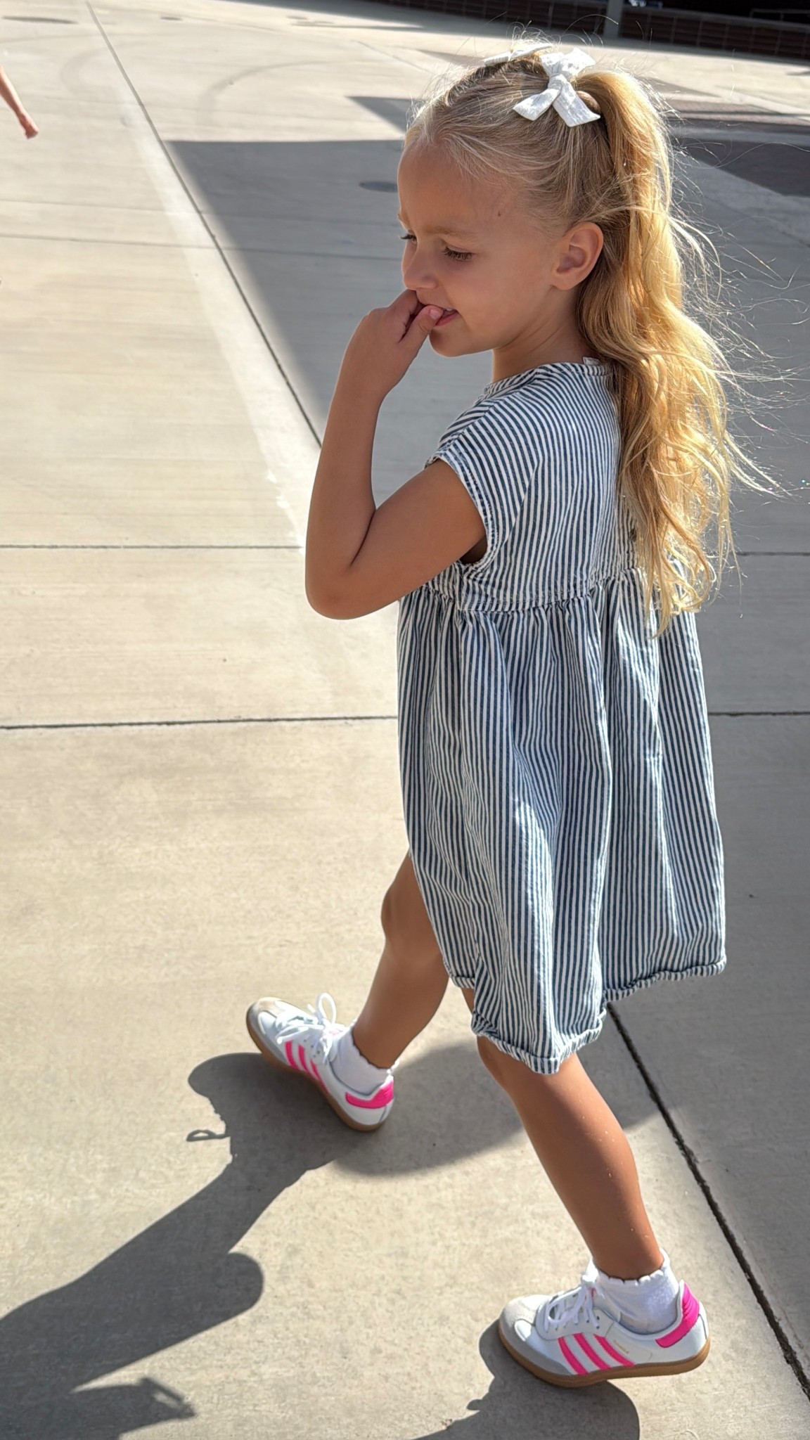 Back to School Style 💕✏️
Kicking off the school year in the sweetest stripes + the cutest pink Adidas kicks. Classic, comfy, and Shay-approved. This dress is an everyday win (with room to twirl), and these sneakers go with everything. We have 4 colors!

Linked her full look plus a few more school-ready faves for little girls! 🎀👟

#BackToSchoolStyle #LittleGirlOutfits #AdidasKids #GirlsSneakers #PreschoolStyle #MiniStyle #KidStyle #BackToSchoolLooks #LTKBackToSchool #GirlsFashion #EverydayPlaywear #MomLifeStyle

#LTKKids