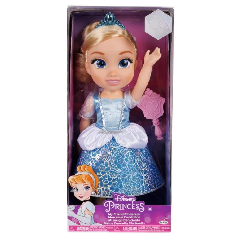 Disney Princess My Friend Cinderella Doll 14 inch Tall Includes Removable Outfit, Tiara, Shoes & ... | Walmart (US)