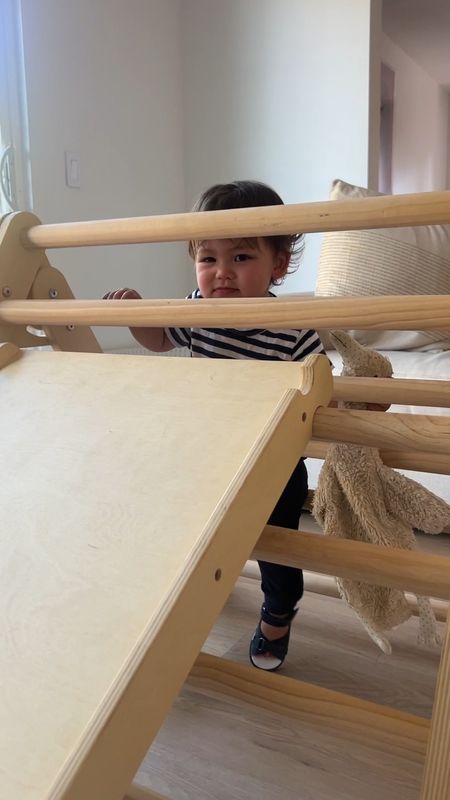 This climbing set is great for small spaces because it folds up super easily. Wooden, no plastic. Also pictured, “Goose” 100% Cotton 
 

#LTKfamily #LTKbaby