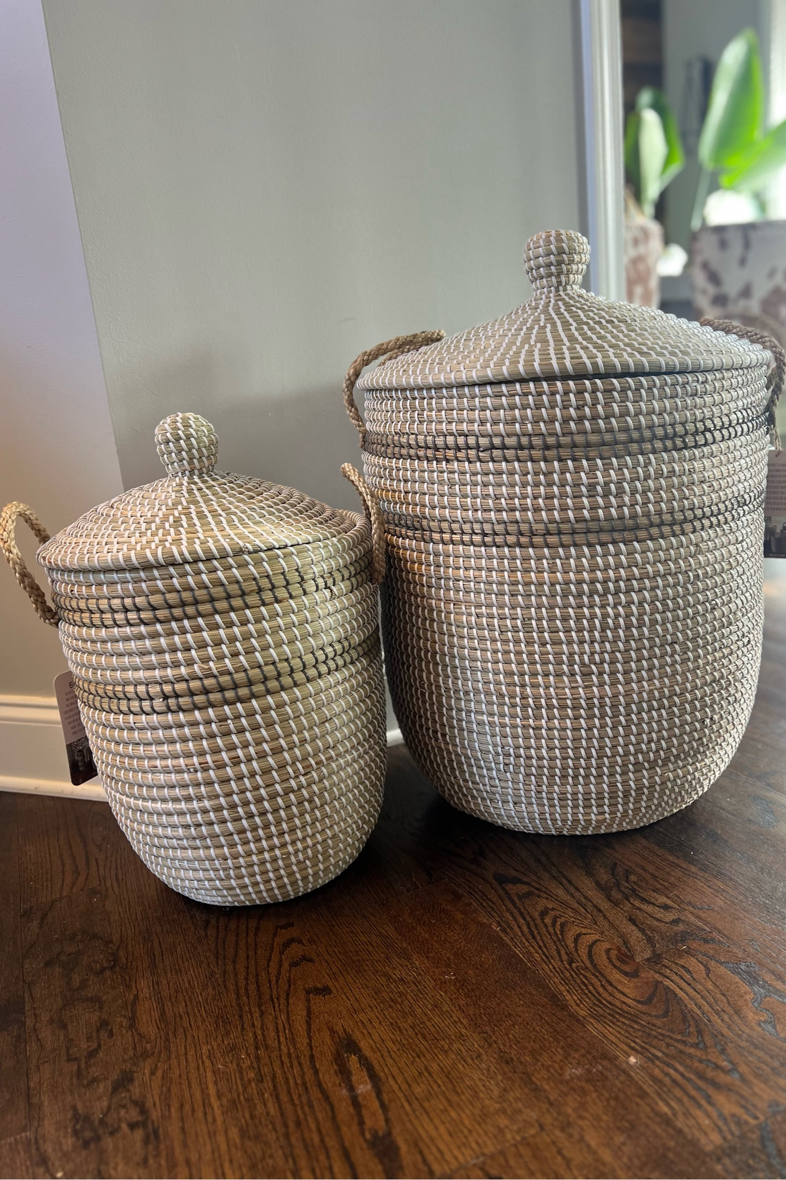 Serena & Lily Lidded Basket Dupe! 
My new favorite find! 

#LTKFind #LTKunder100 #LTKhome