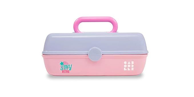 Caboodles Stay Retro - Pretty In Petite Makeup Organizer | Compact Carrying Cosmetic Case, Periwi... | Amazon (US)