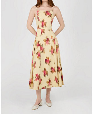 WeWoreWhat Women's Flare Panel Midi Dress - Macy's | Macy's