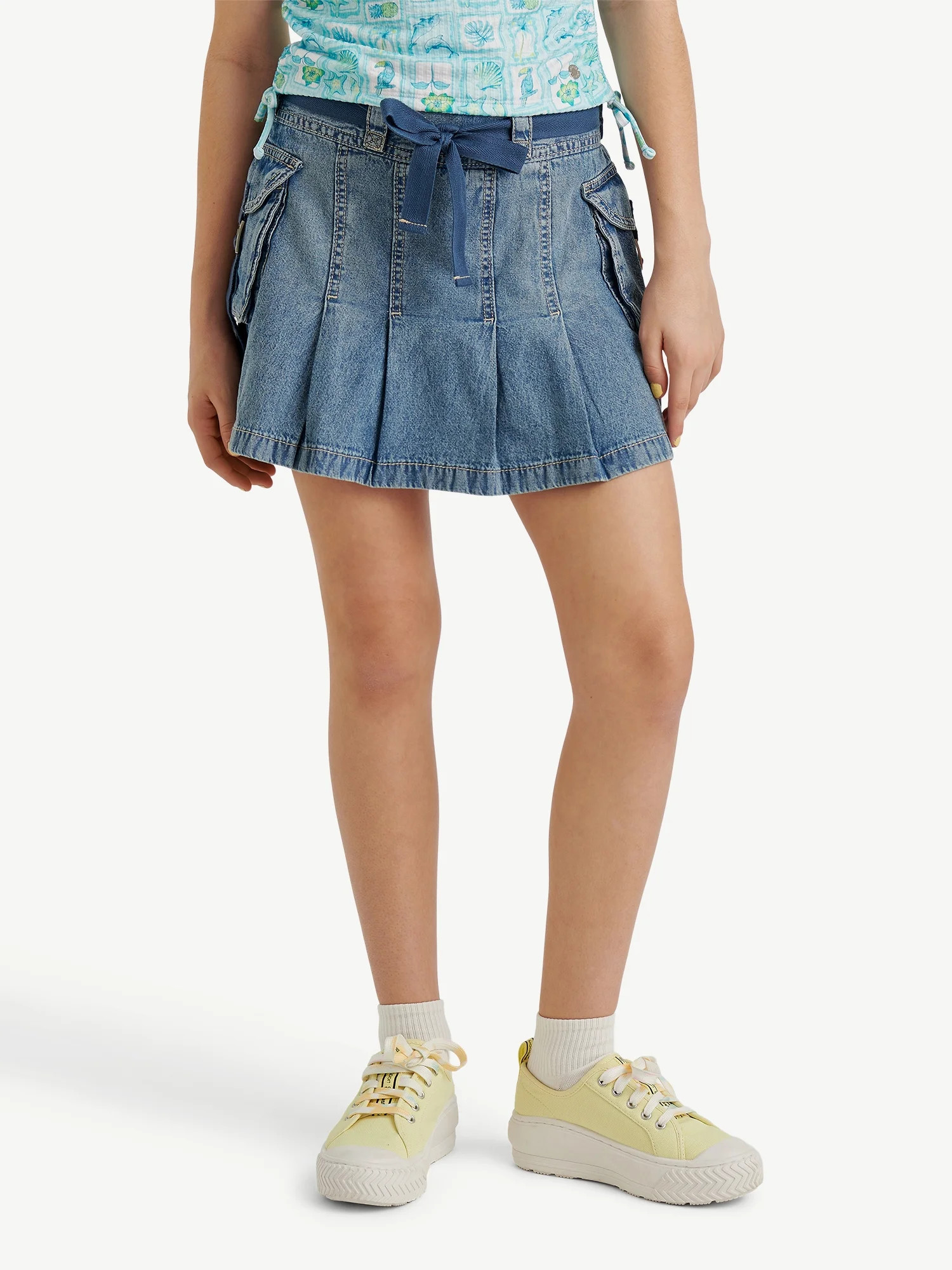 Justice Girls Denim Skirt, XS - XLP | Walmart (US)