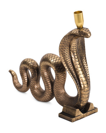 MARTHA STEWART 13in Large Cobra Taper Holder | Marshalls