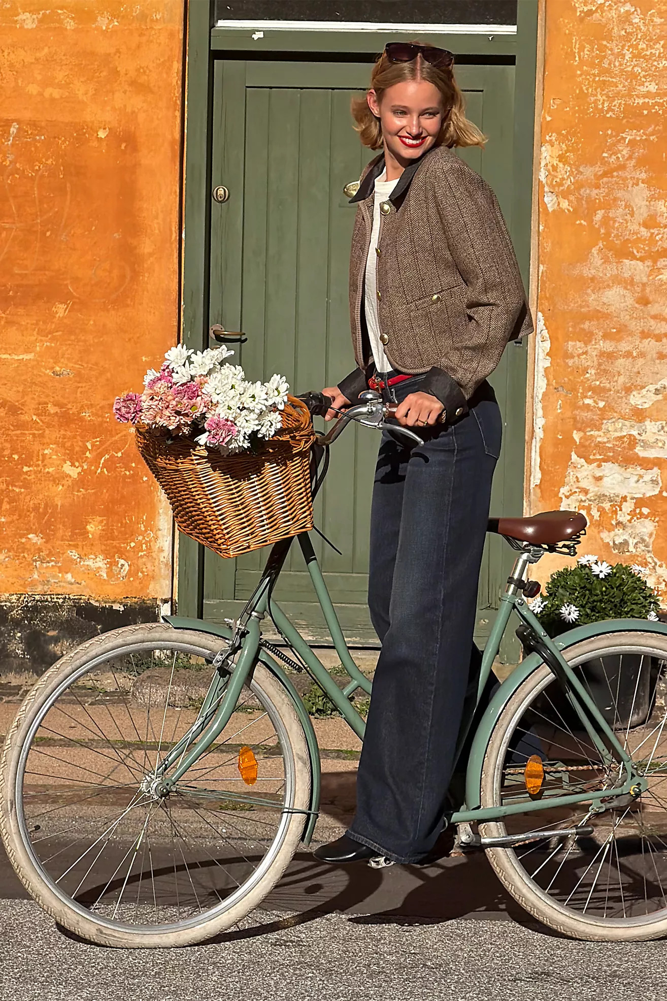 Maeve Wool Blend Shrunken Heritage Lady Jacket | Anthropologie (US)