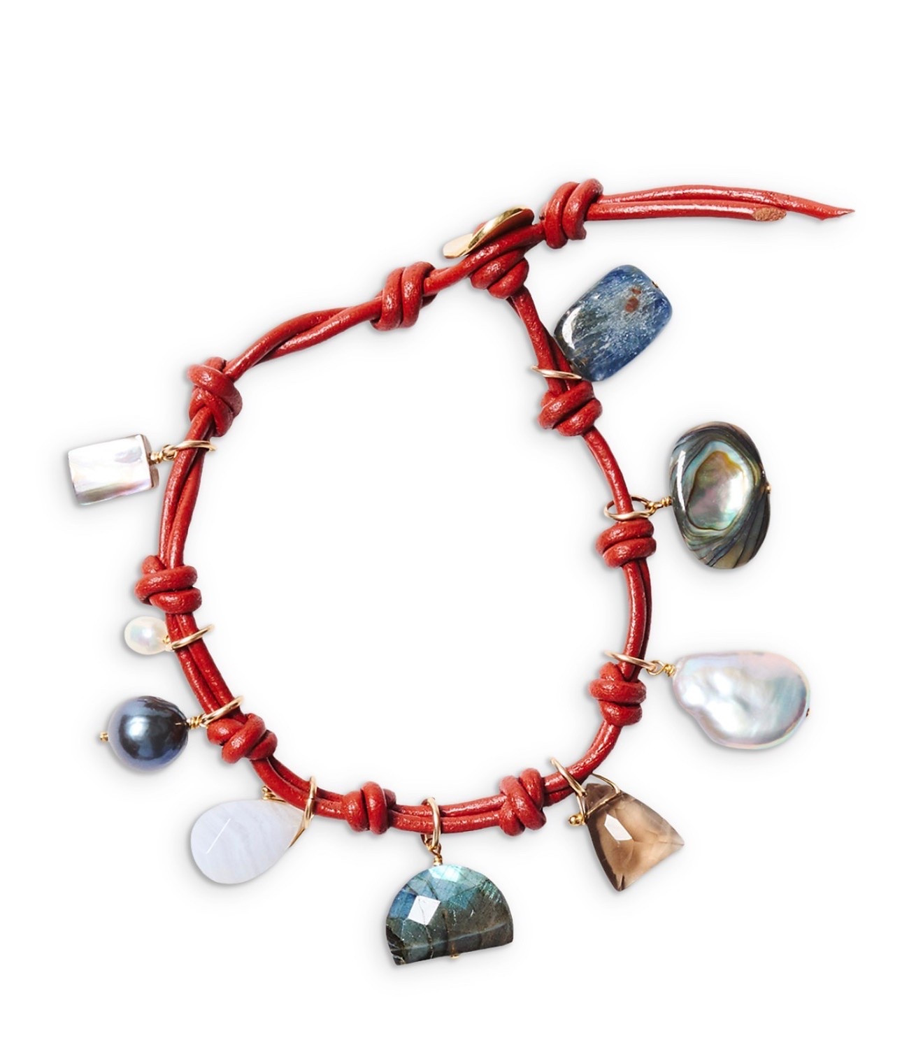 Chan Luu Multi Gemstone Charm Bracelet

• 18K gold-plated sterling silver or sterling silver, leather, abalone, labradorite, smoky quartz, cultured freshwater pearl (3-14mm), blue lace agate

#LTKootd #LTKTravel #LTKWorkwear