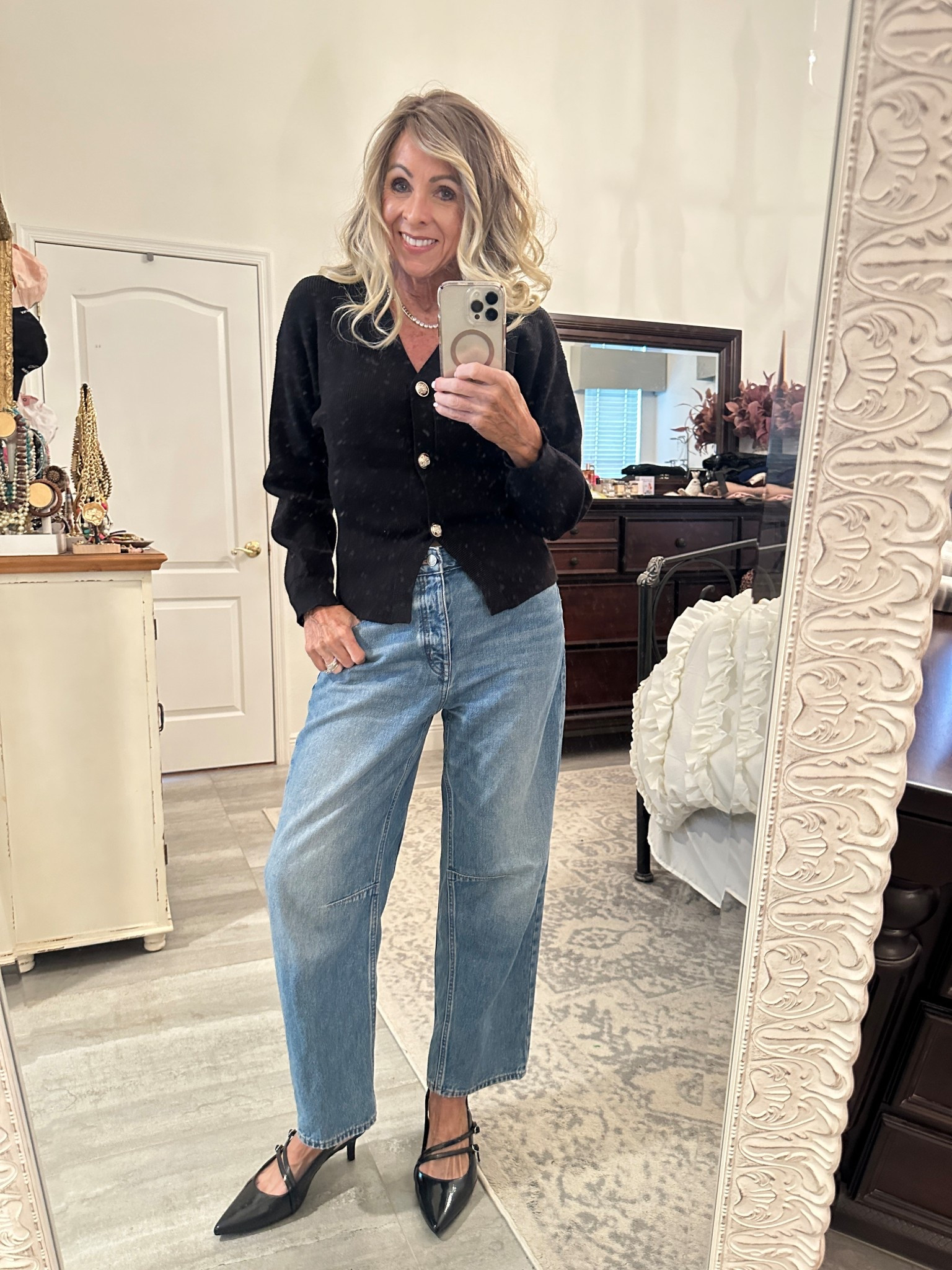 The denim I wear at least once a week is on major sale, regularly $148 now under $70. Perfect with any shoe!

#LTKOver40 #LTKFindsUnder100 #LTKSaleAlert