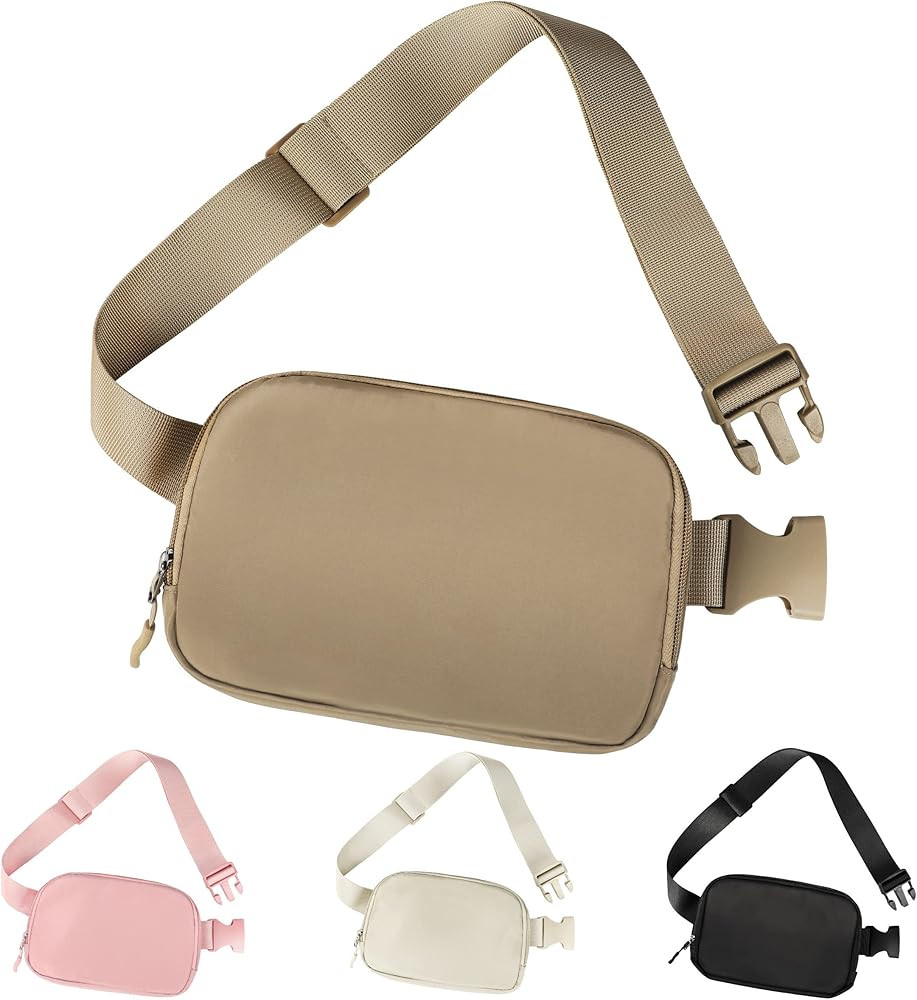 Fanny Packs for Women Men,Fashion Waist Pack Mini Belt Bag with Adjustable Strap,Waterproof Cross... | Amazon (US)