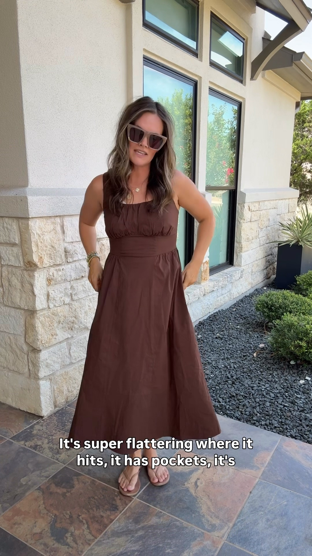 The cutest brown dress🤎 SO flattering, comfy, and has pockets!!!!

#LTKootd #LTKmomlife #LTKSeasonal