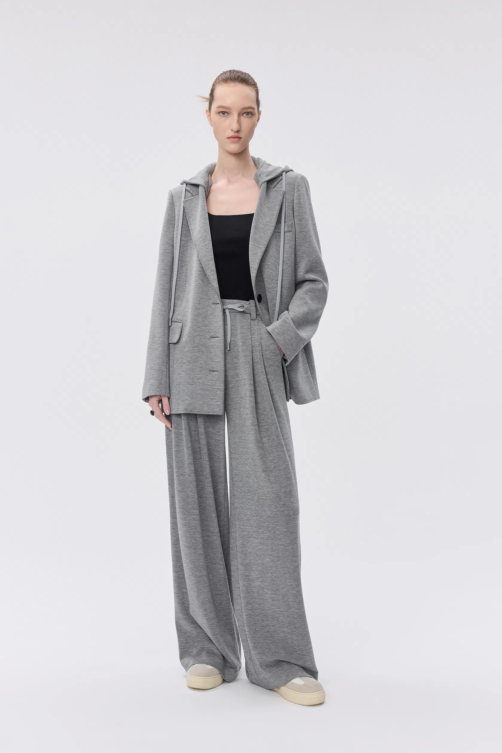 Daseasa Detachable Hoodie Blazer Jacket | Fabrique