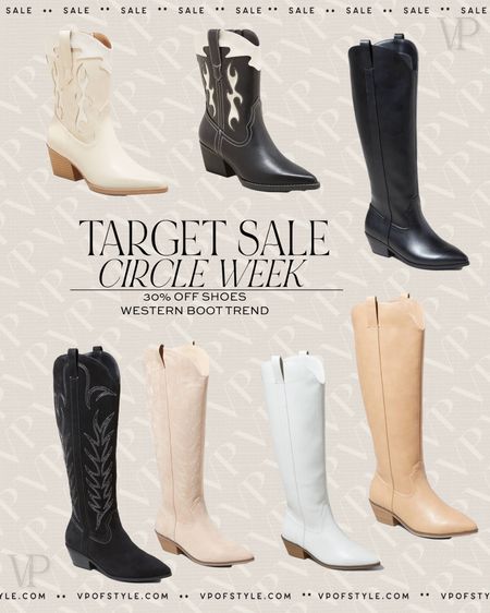 Target circle week sale on wester boots
Fall boots
Fall shoes
Fall sweaters
Target sale
Target finds 


#LTKfindsunder50 #LTKsalealert #LTKshoecrush