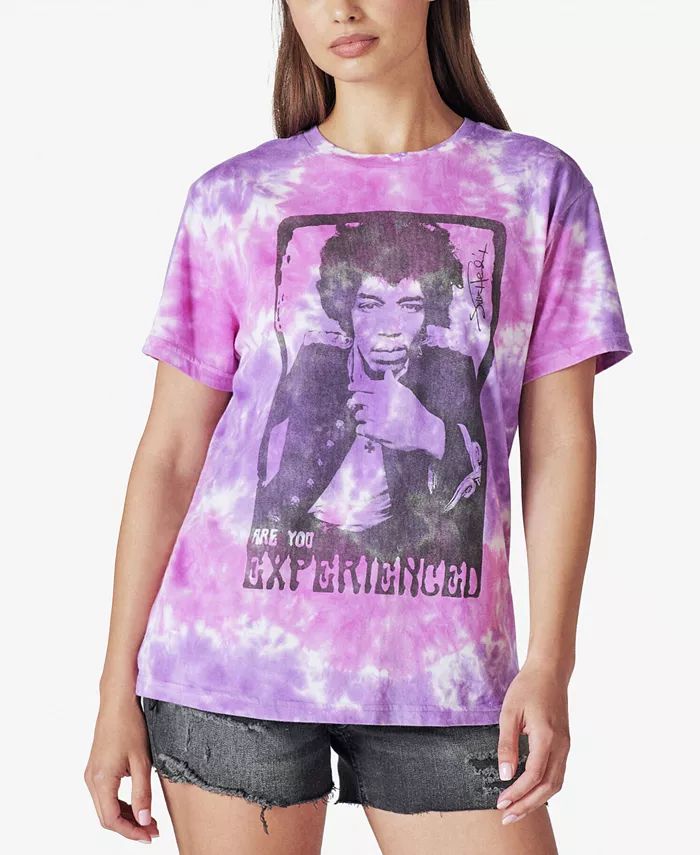 Lucky Brand Jimi Hendrix Boyfriend T-Shirt & Reviews - Tops - Women - Macy's | Macys (US)