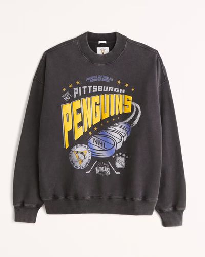 Men's Pittsburgh Penguins Graphic Crew Sweatshirt | Men's | Abercrombie.com | Abercrombie & Fitch (US)
