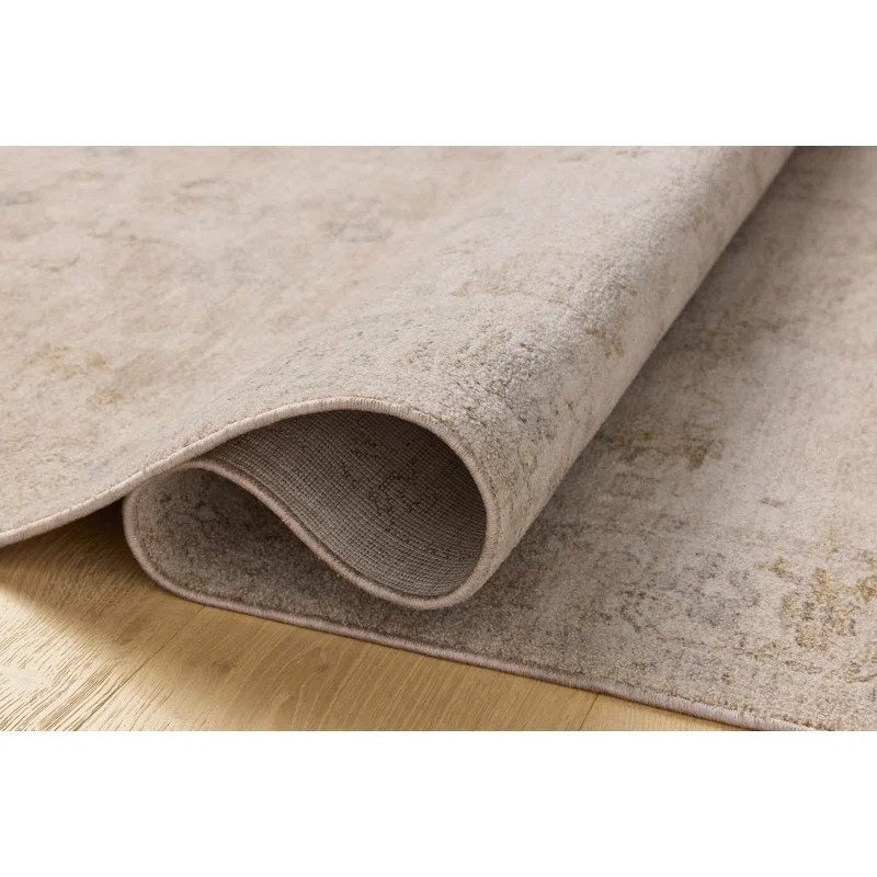 Chris Loves Julia x Loloi Louisa Oatmeal / Stone Area Rug | Wayfair North America