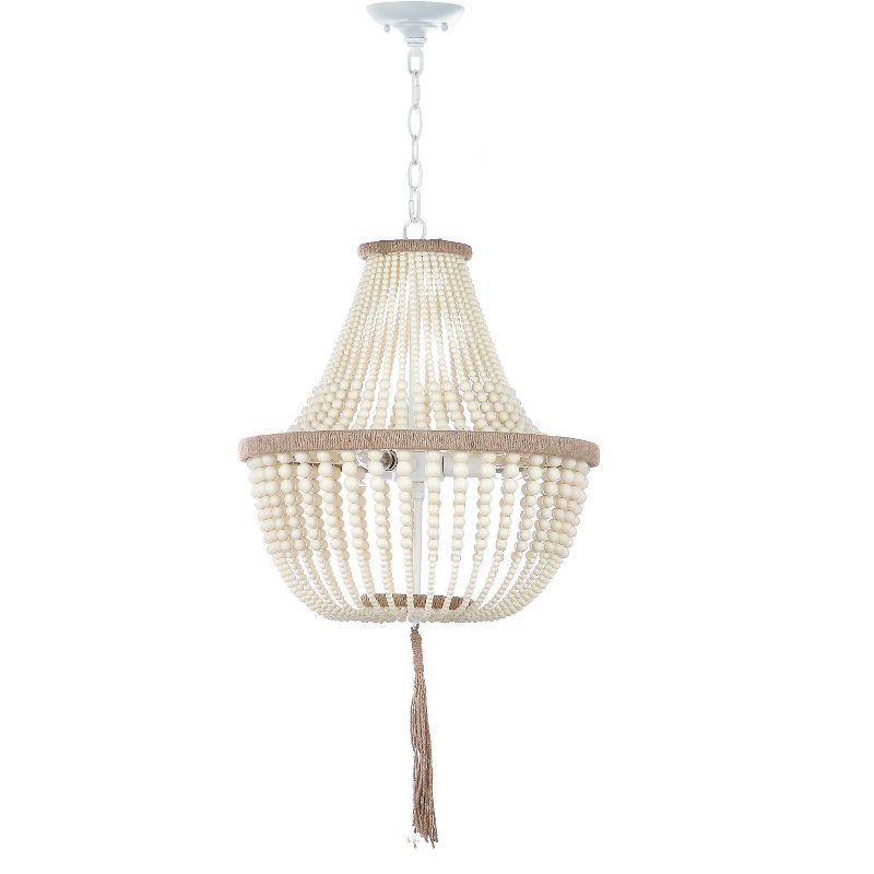 Lush Kristi 3 Light Beaded Pendant  - Safavieh | Target