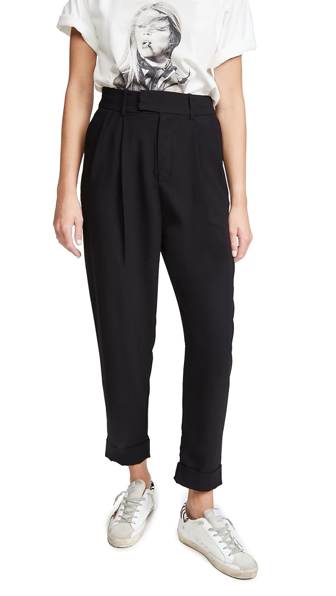 Crop Motion Pleat Crop Pants | Shopbop