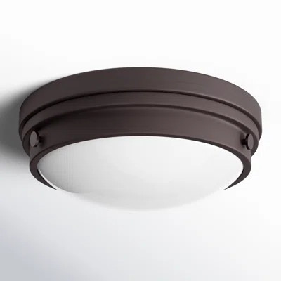 Osmin 2 - Light 13.25" Simple Bowl Flush Mount | Wayfair North America