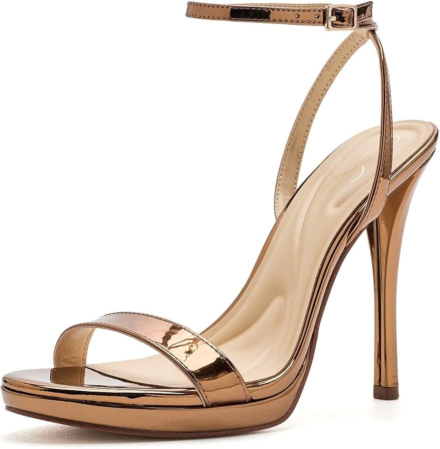 Jessica Simpson Divra Ankle Strap High Heels Sandals | Amazon (US)