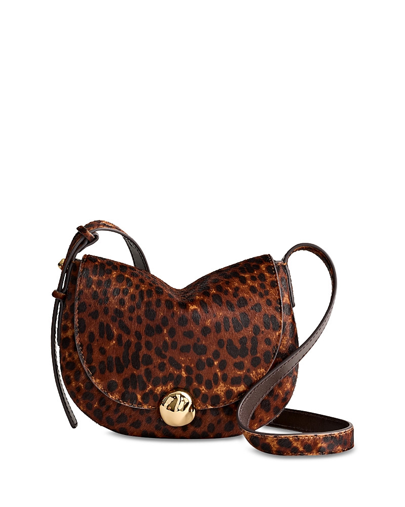 Madewell Dakota Leopard Print Calf Hair Saddle Bag | Bloomingdale's (US)