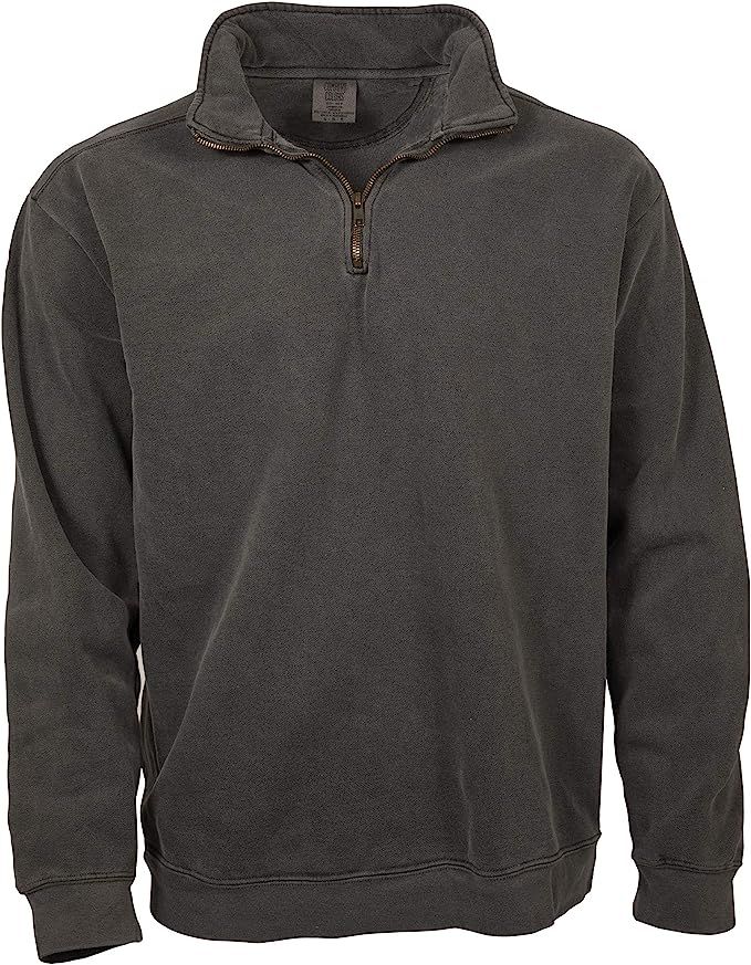 Comfort Colors Men's Adult 1/4 Zip Sweatshirt, Style 1580 | Amazon (US)