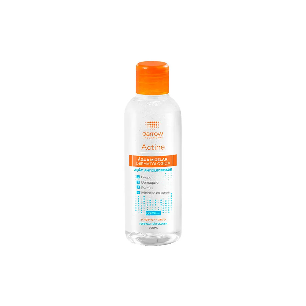 Água Micelar Facial de Limpeza Darrow Actine 100 ml | Amobeleza (BR)