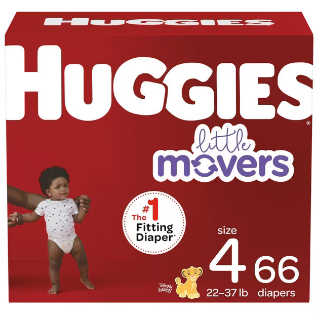 Huggies Little Movers Baby Disposable Diapers - (Select Size and Count) | Target