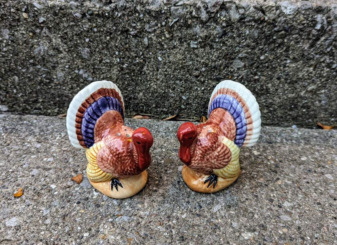 Vintage Turkey Salt and Pepper Shakers - Etsy | Etsy (US)