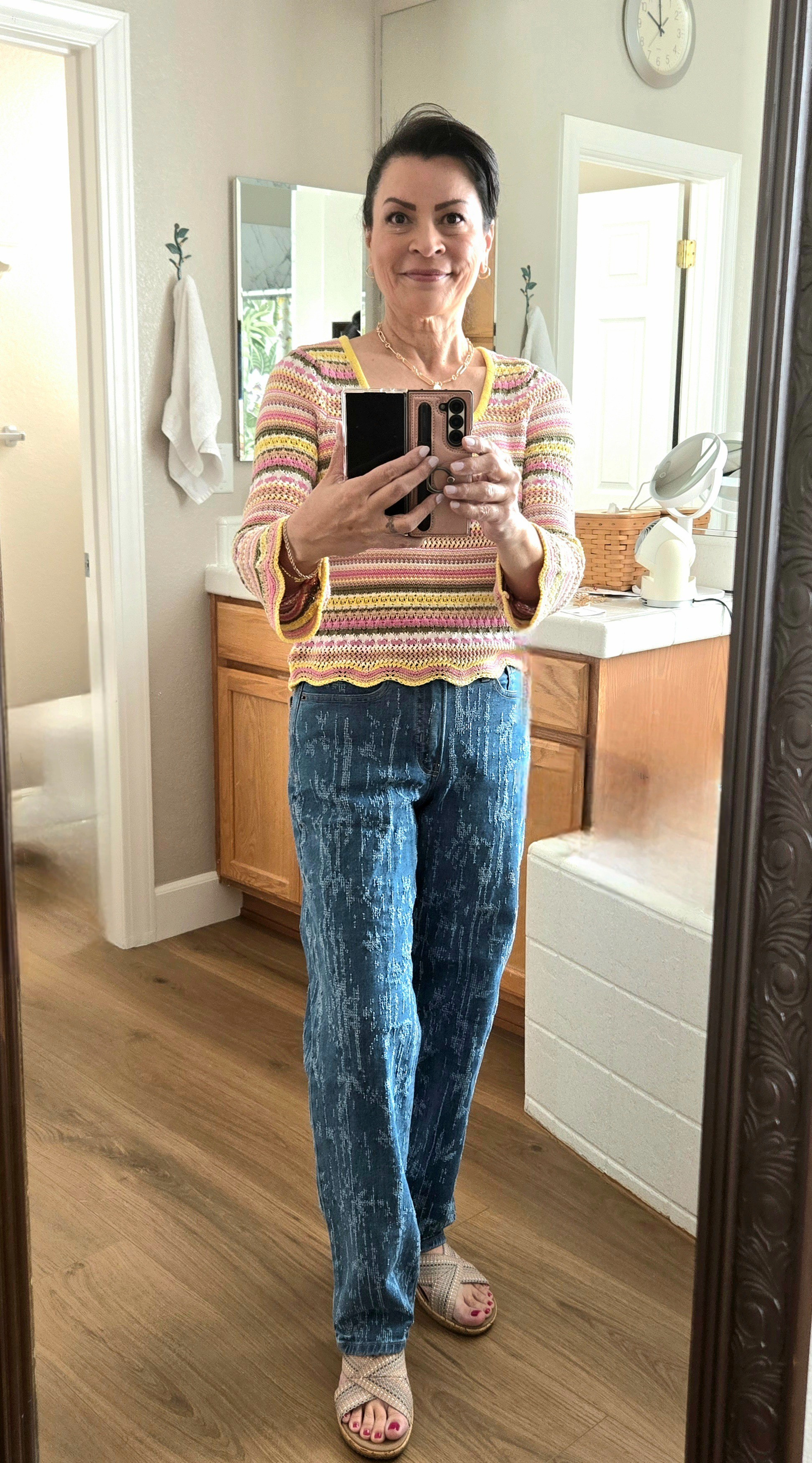 Today's fit for church and lunch 🤩Wishing you all a fantastic day!Find links to all items on my LTK - TinaStyleLife 🤗 (the pants and shoes are on SALE!)

#LTKootd #LTKOver40 #LTKSaleAlert