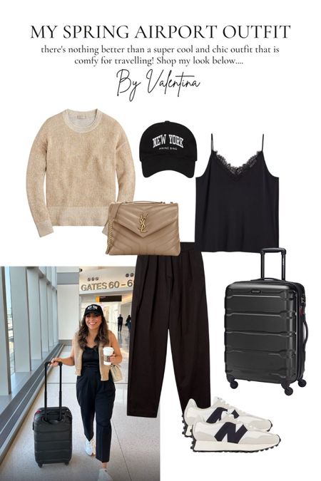 Spring Airport Outfit! 

Travel, Summer Style, Summer Outfit Inspiration, Vacation, Airport Outfit, Suitcases, YSL Bag, Black Trousers, New Balance Trainers

#LTKSeasonal #LTKTravel #LTKStyleTip