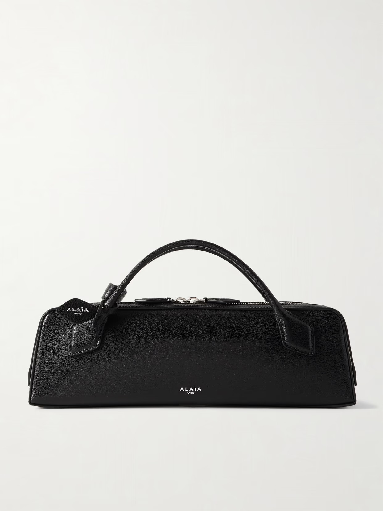 Alaïa - Le Teckel Textured-leather Tote - Black | NET-A-PORTER (UK & EU)