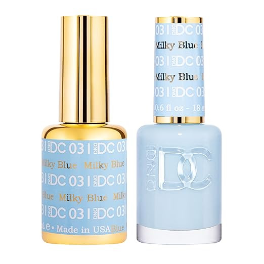 DND DC Gel Polish Set, Blue Collection, UV/LED GelPolish and Air Dry Nail Lacquer, Matching Chip-... | Amazon (US)