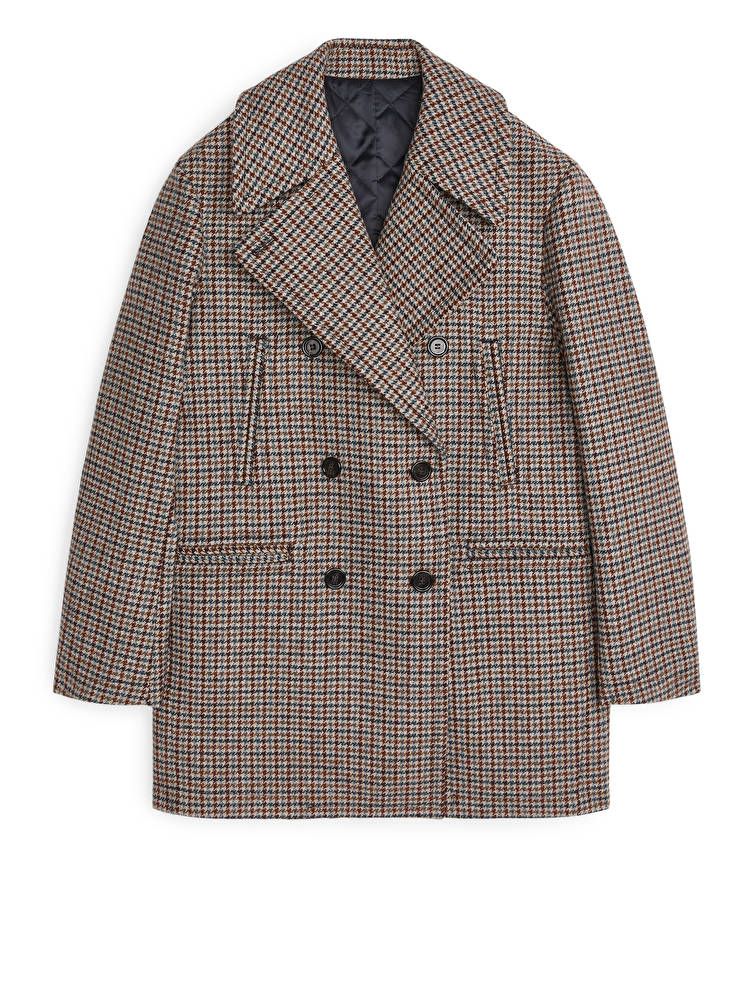 Tweed Pea Coat | ARKET