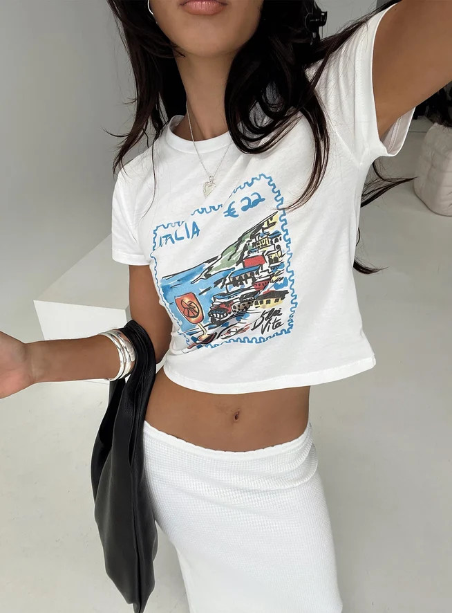 Edenia Tee White | Princess Polly US