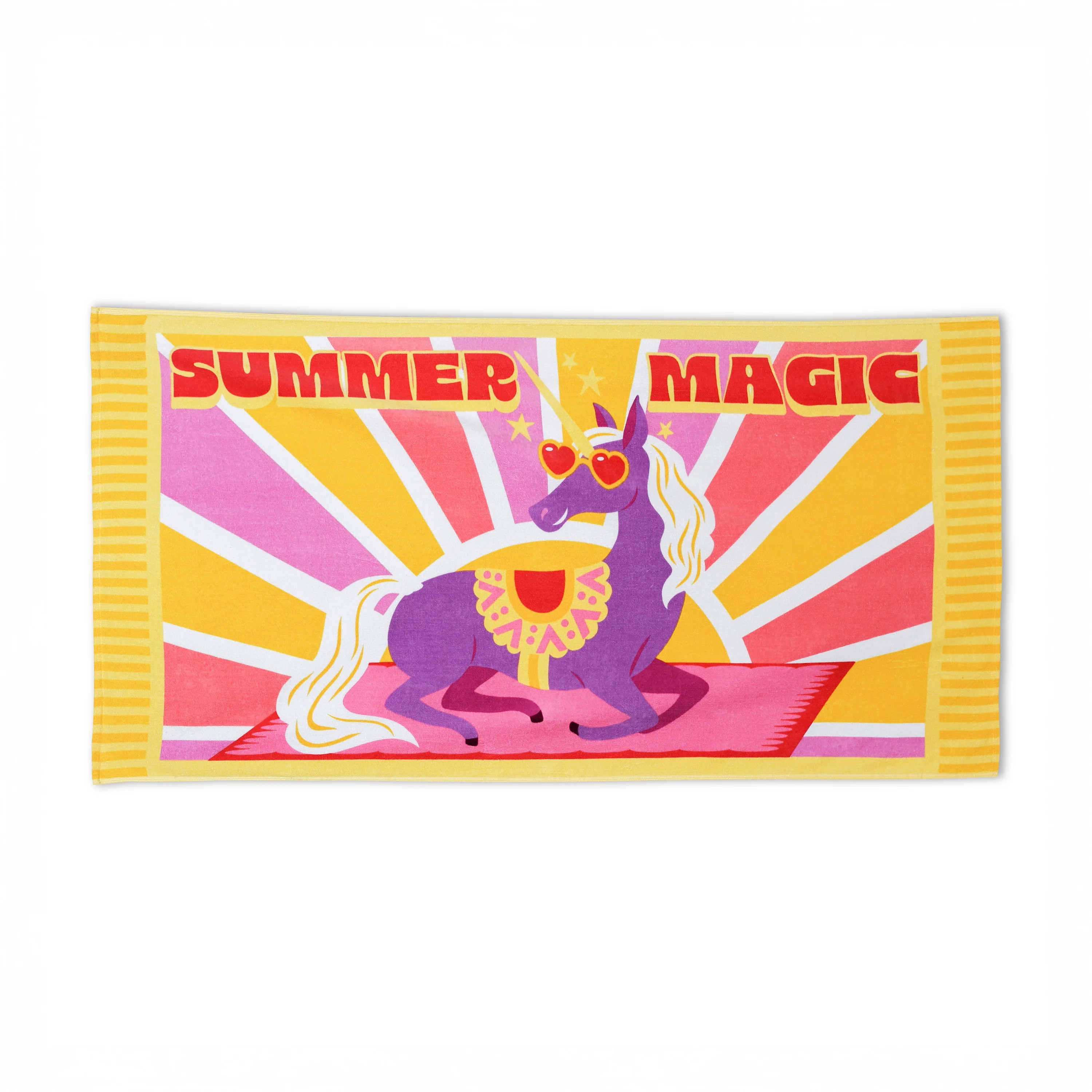 Mainstays Kids Cotton Blend Beach Towel, 30 x 60 Inches, Unicorn | Walmart (US)