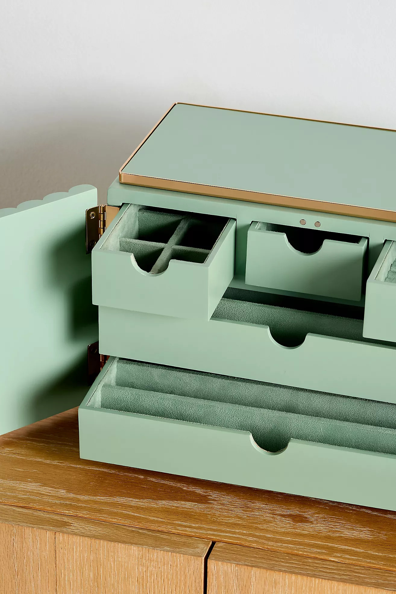 Juneau Lacquered Wood Jewelry Box | Anthropologie (US)