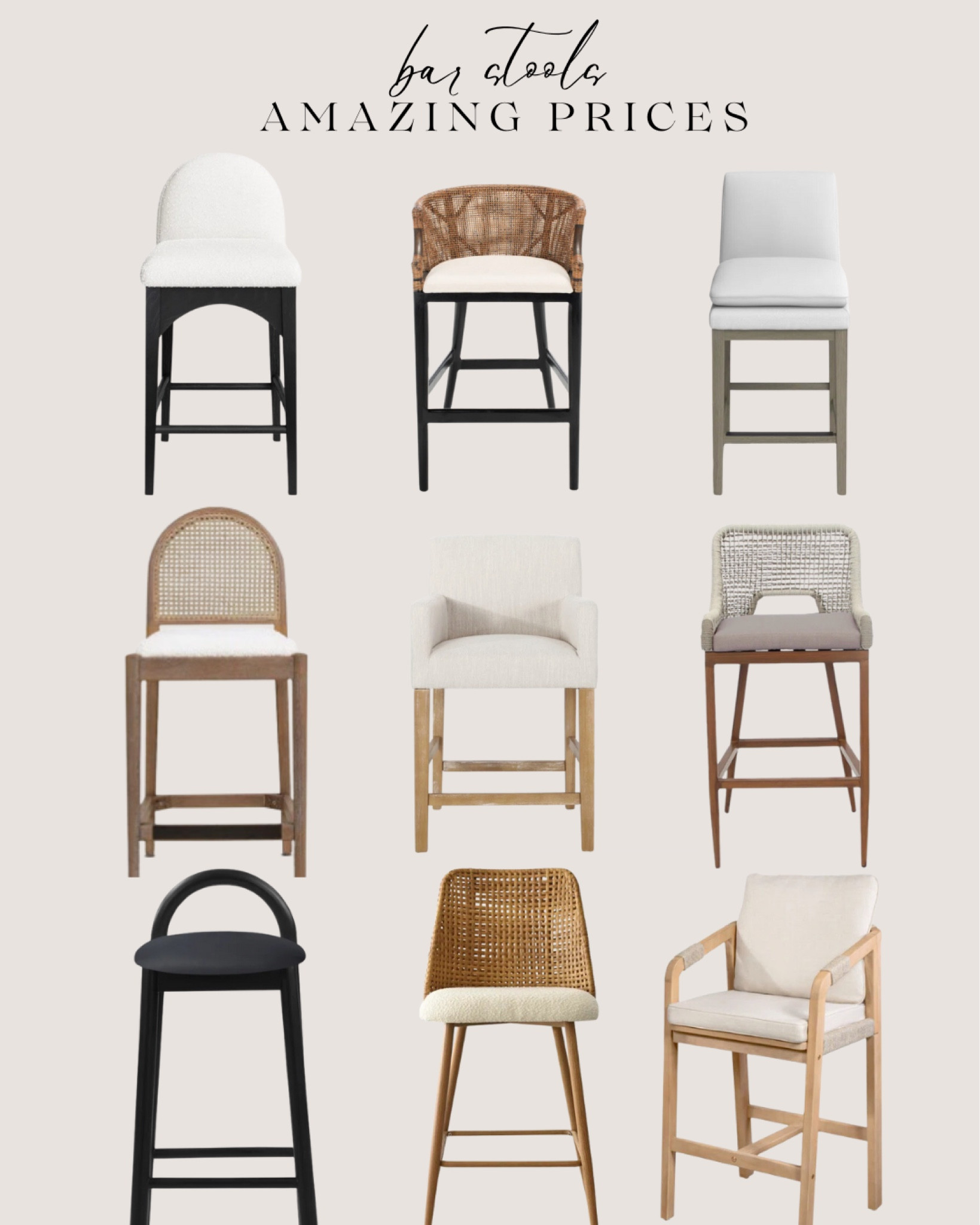 Designer look for less. Get the high end look within your budget @Wayfair #wayfairpartner #wayfair 

Bar stools. Kitchen. Eat off. Trending. Best sellers. Viral. Roundup. Wayfair. Modern. Home decor. Furniture. Transitional. Neutral  

#LTKHome #LTKStyleTip #LTKSaleAlert