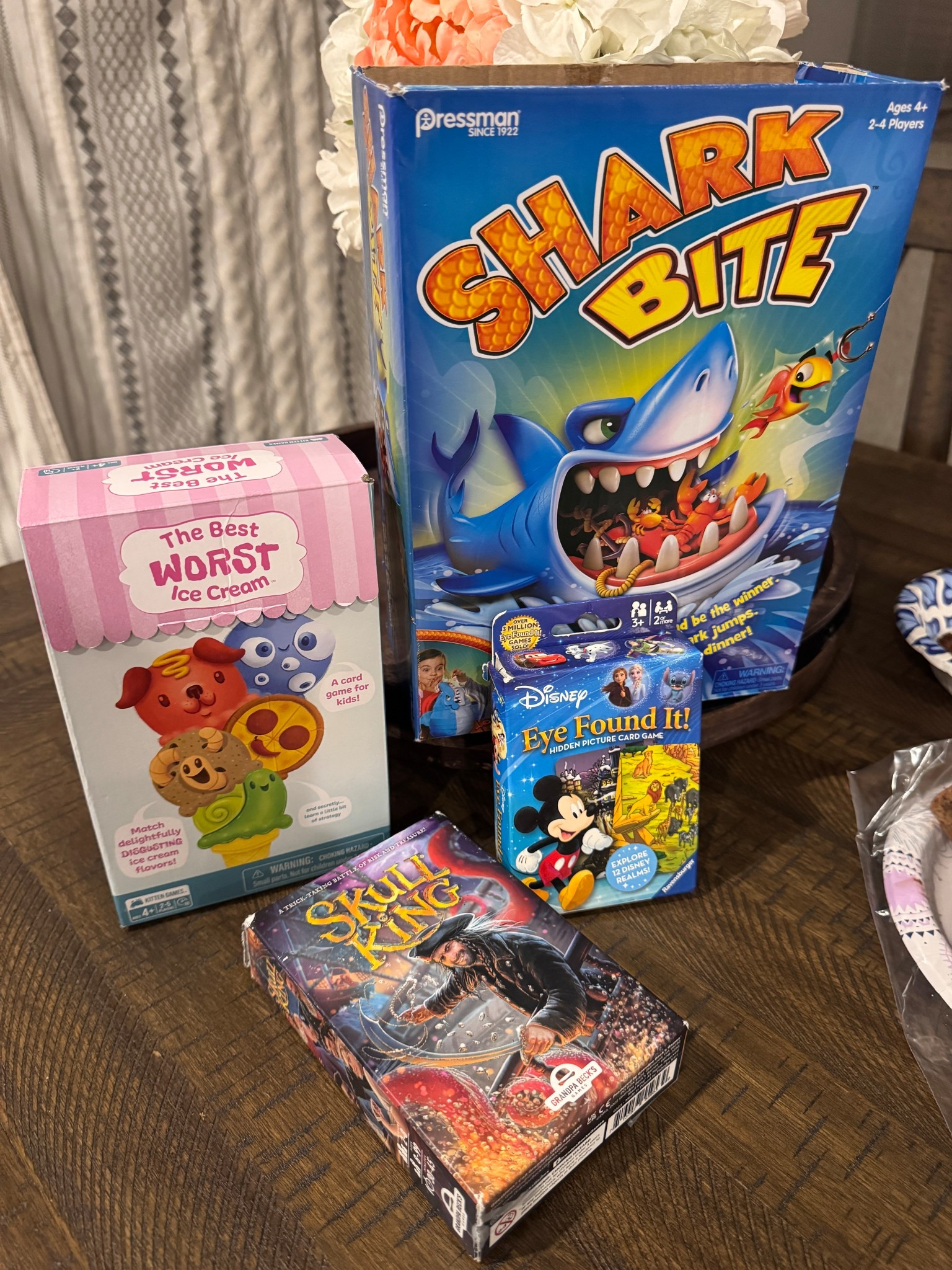 Family game night! Told my kids they each got to pick TWO games to play and these were the winners. (Out of 50+ games) 

I have to say, I agree! The Eye Found it and Best worst Ice cream are two of my favorite kids/family friendly games. 

#LTKGiftGuide #LTKKids