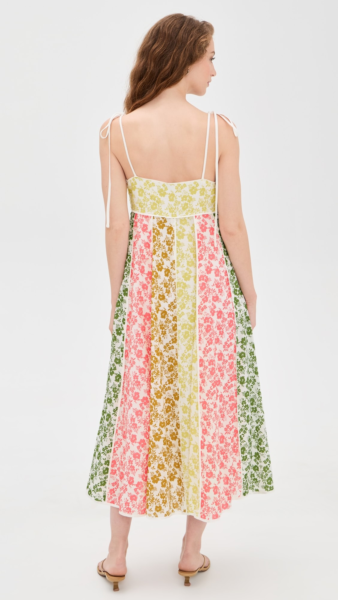 Colorblock Printed Midi Dress | Shopbop