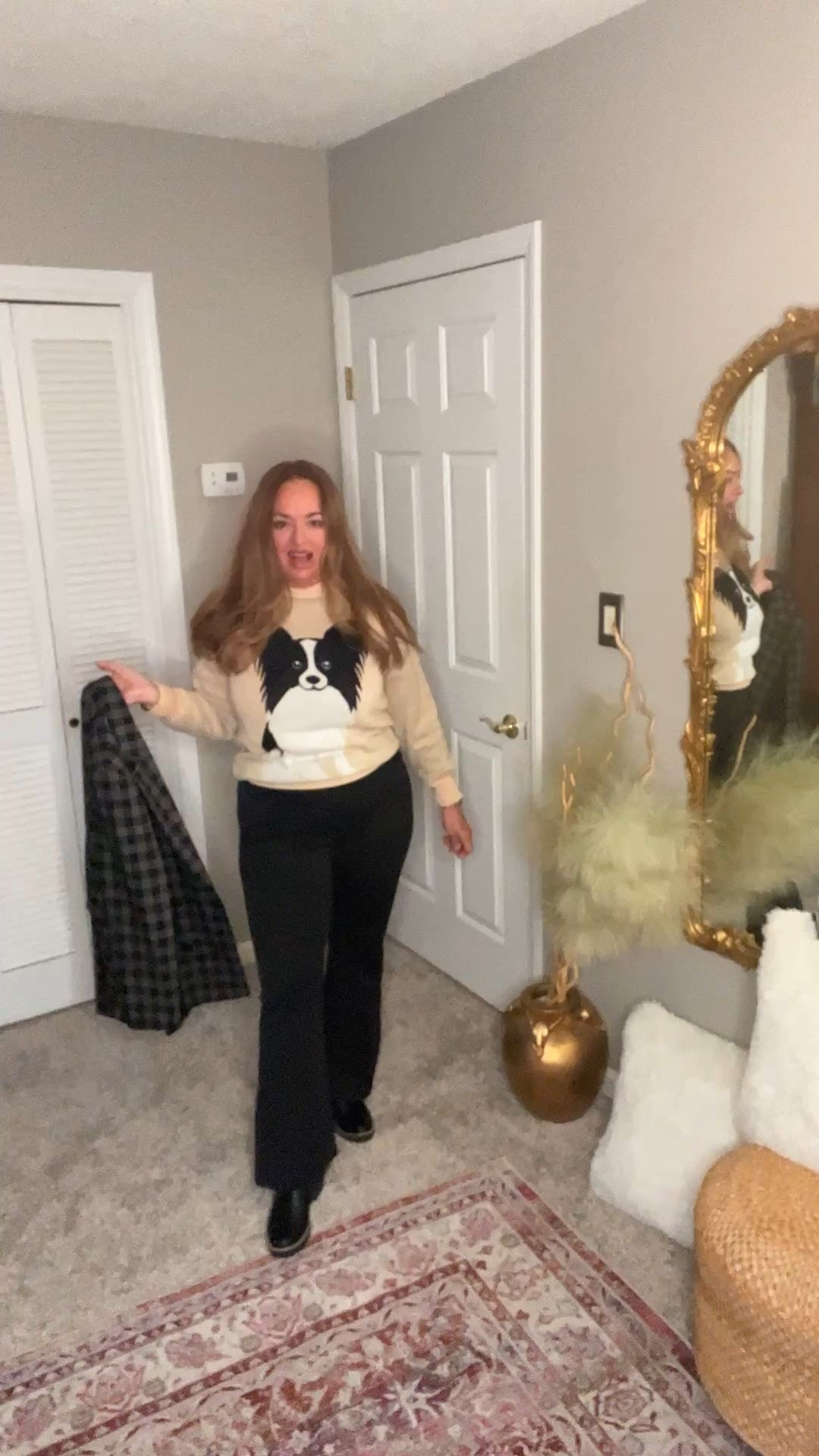 The cutest graphic retro knit sweater.?

#LTKootd #LTKdayinmylife #LTKgrwm