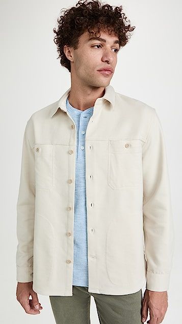 Relaxed Double Face Shirt Jacket | Shopbop