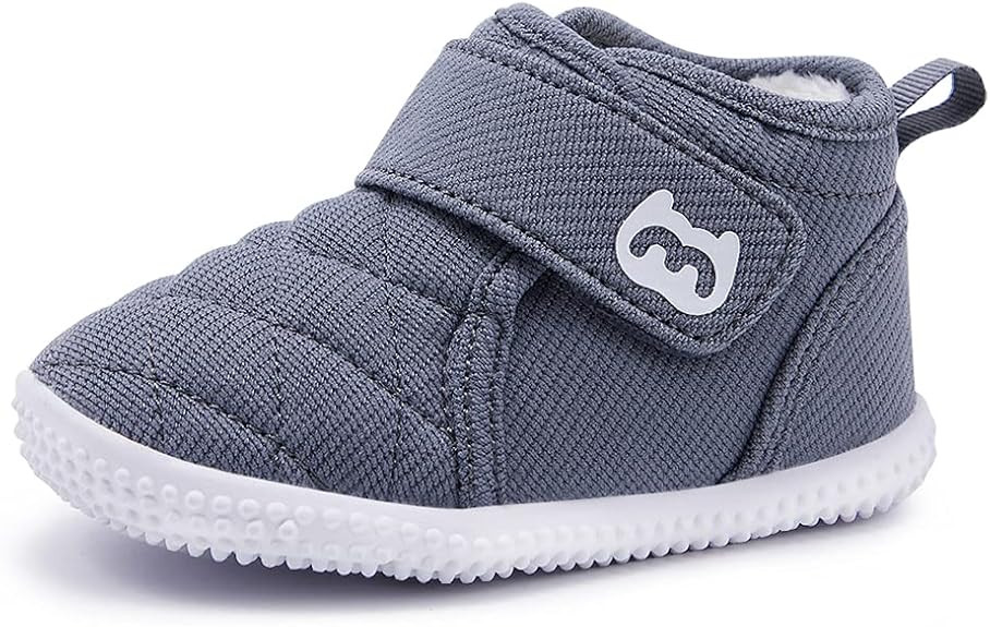 BMCiTYBM Toddler Baby Winter Snow Boots Boy Girl Faux Fur Warm Non Slip First Walking Infant Shoe... | Amazon (US)