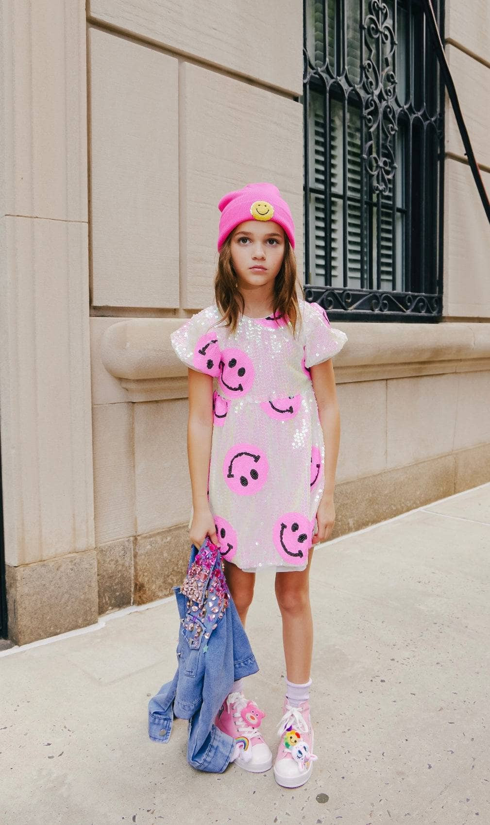 Pinkie Happy Emoji Dress | Lola + The Boys