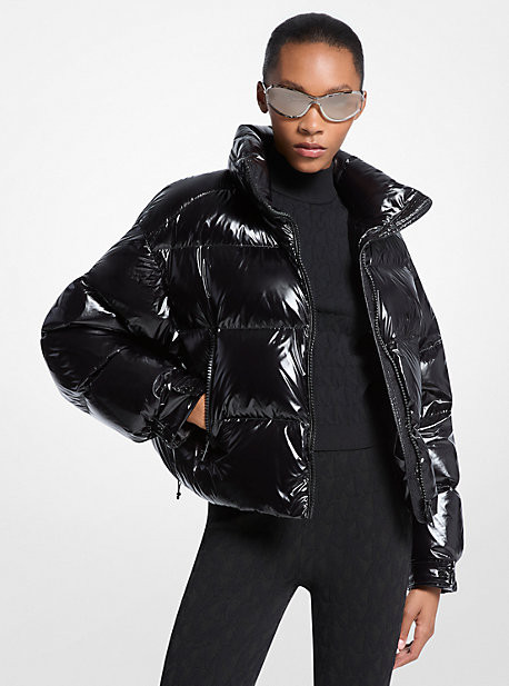 Nylon Ciré Puffer Jacket | Michael Kors US