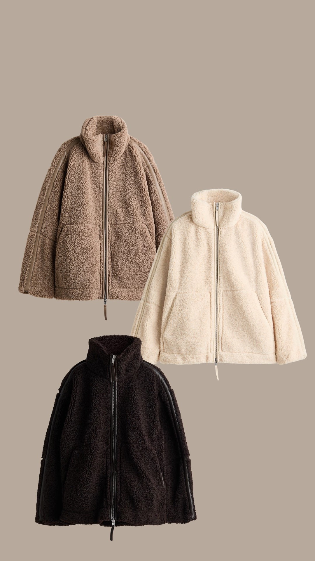 H&M teddy fleeces