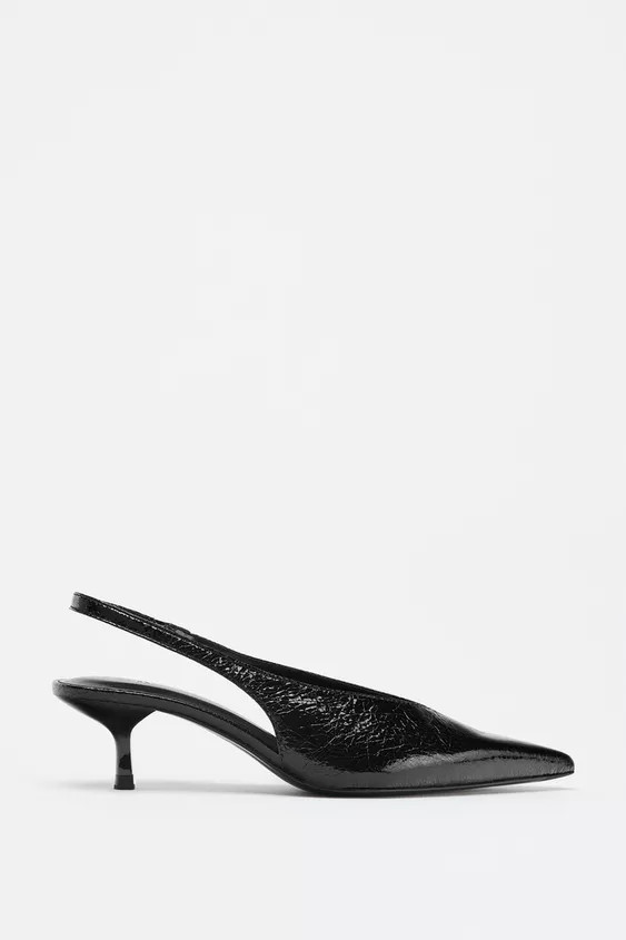 SLINGBACK HIGH-HEEL SHOES | Zara UK