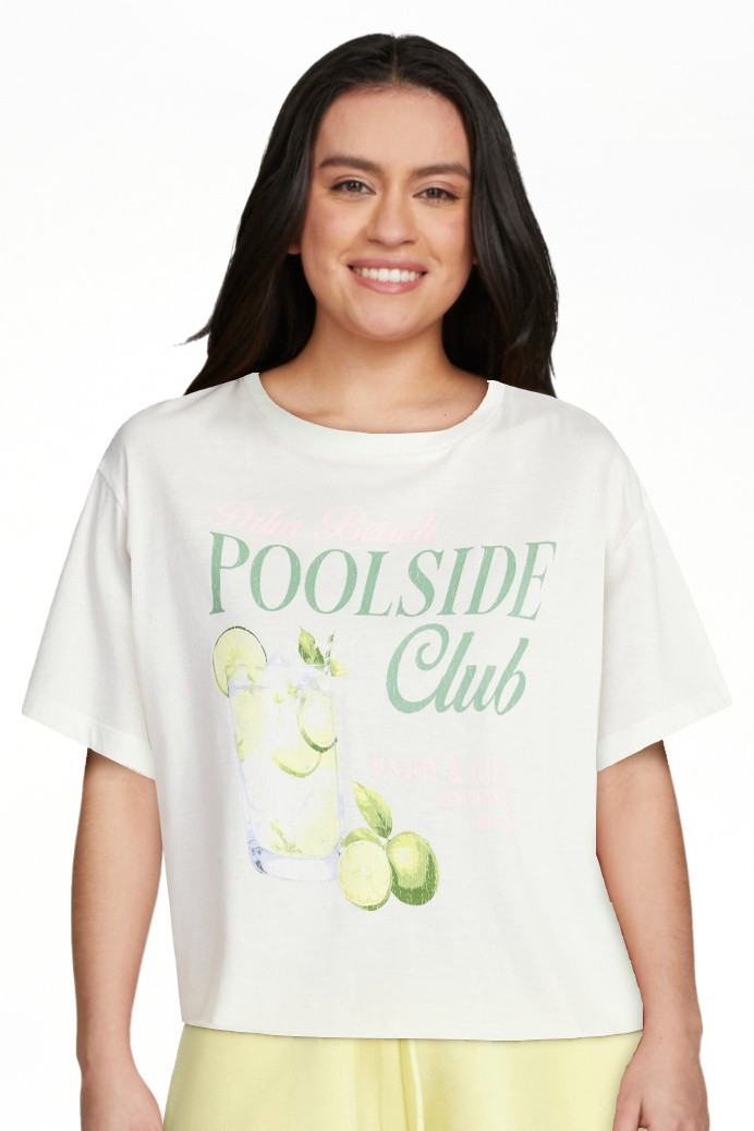 No Boundaries Boxy Cropped Graphic Tee, Women's XXS-XXL | Walmart (US)