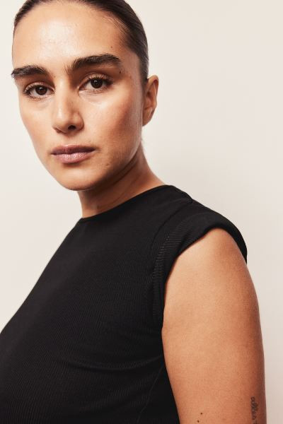 Ribbed T-shirt | H&M (US + CA)