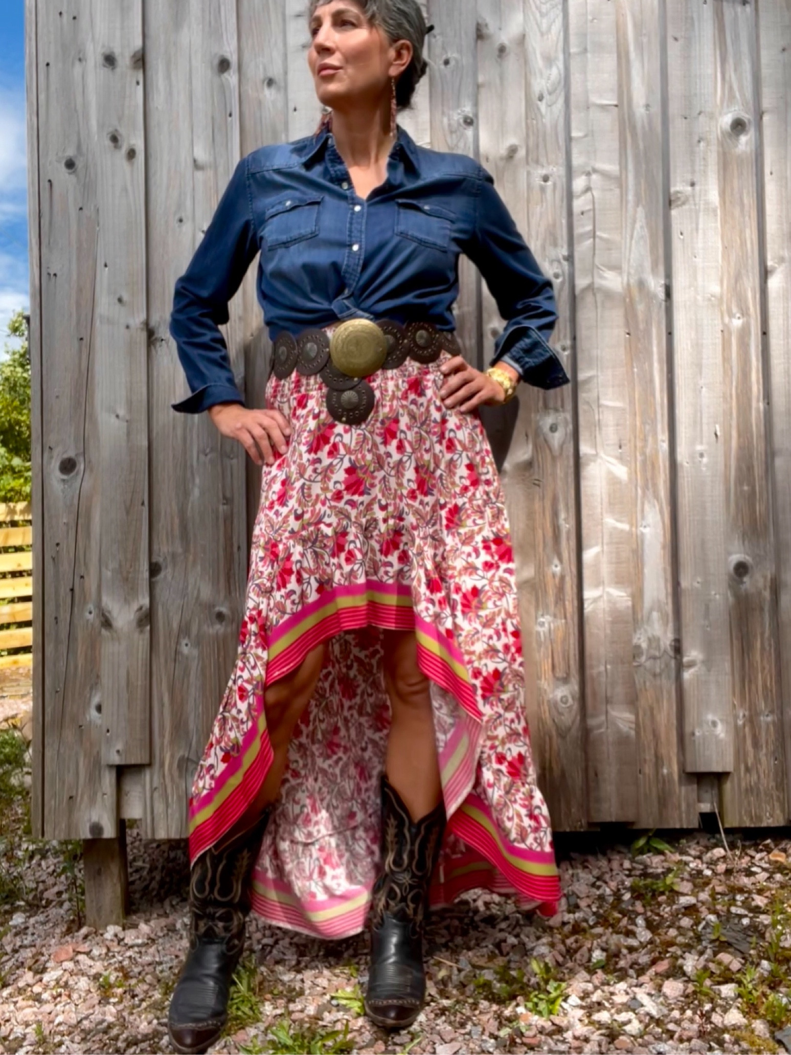 This is the Señora skirt from HFmercantile.com
Feels like a million bucks to wear and can be styles a million ways, and it’s under $25 at HF Mercantile! Great transitional warm weather piece, perfect for going from cold to warm climates and back!

#LTKStyleTip #LTKSeasonal #LTKFindsUnder50