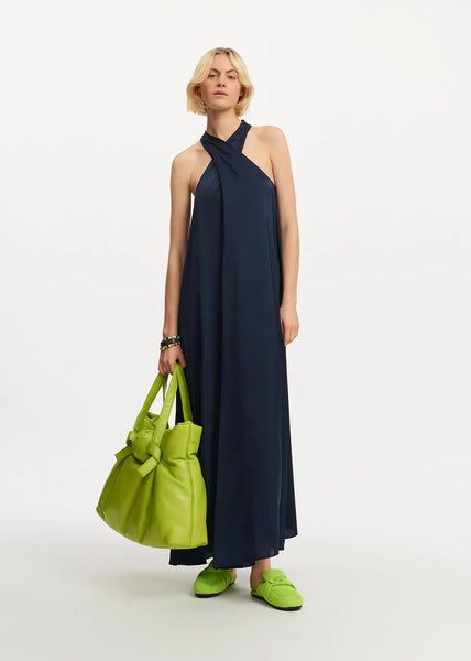 Essentiel Antwerp Finch Halterneck Maxi Dress - Navy - Trouva | Trouva (Global)